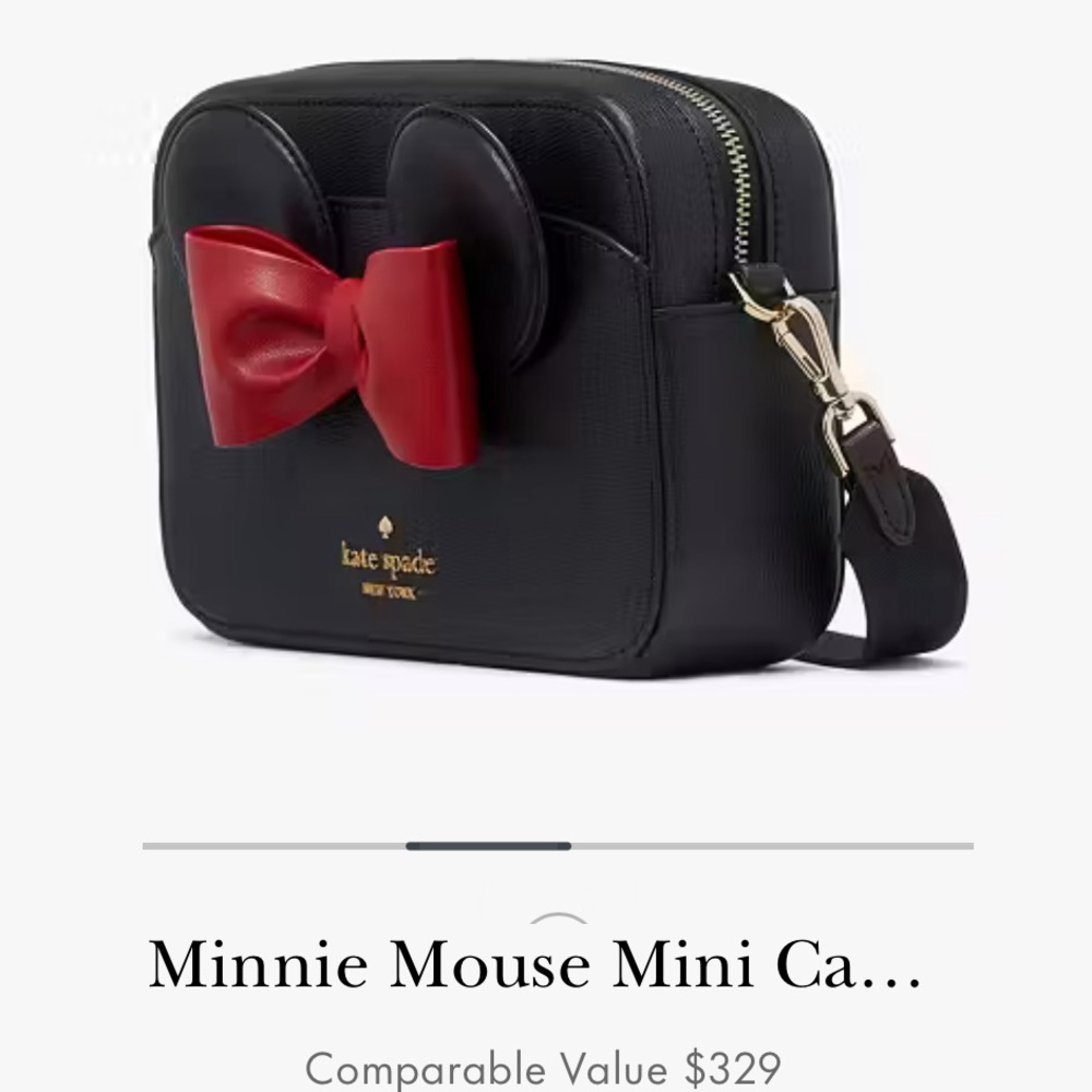 Kate Spade Disney Minnie Mouse Mini Camera Bag - Brand new, with tags